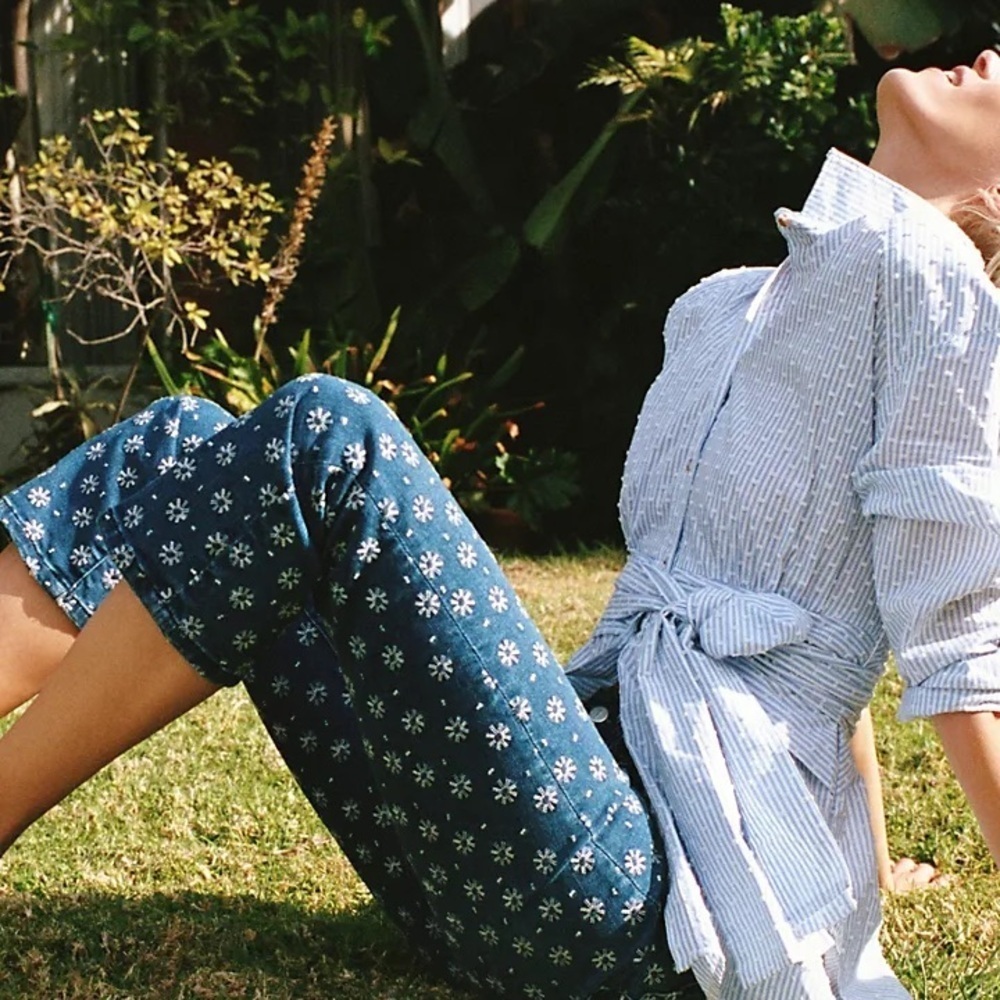 Anthropologie Pilcro and the Letterpress High Rise Bootcut Cropped Jeans